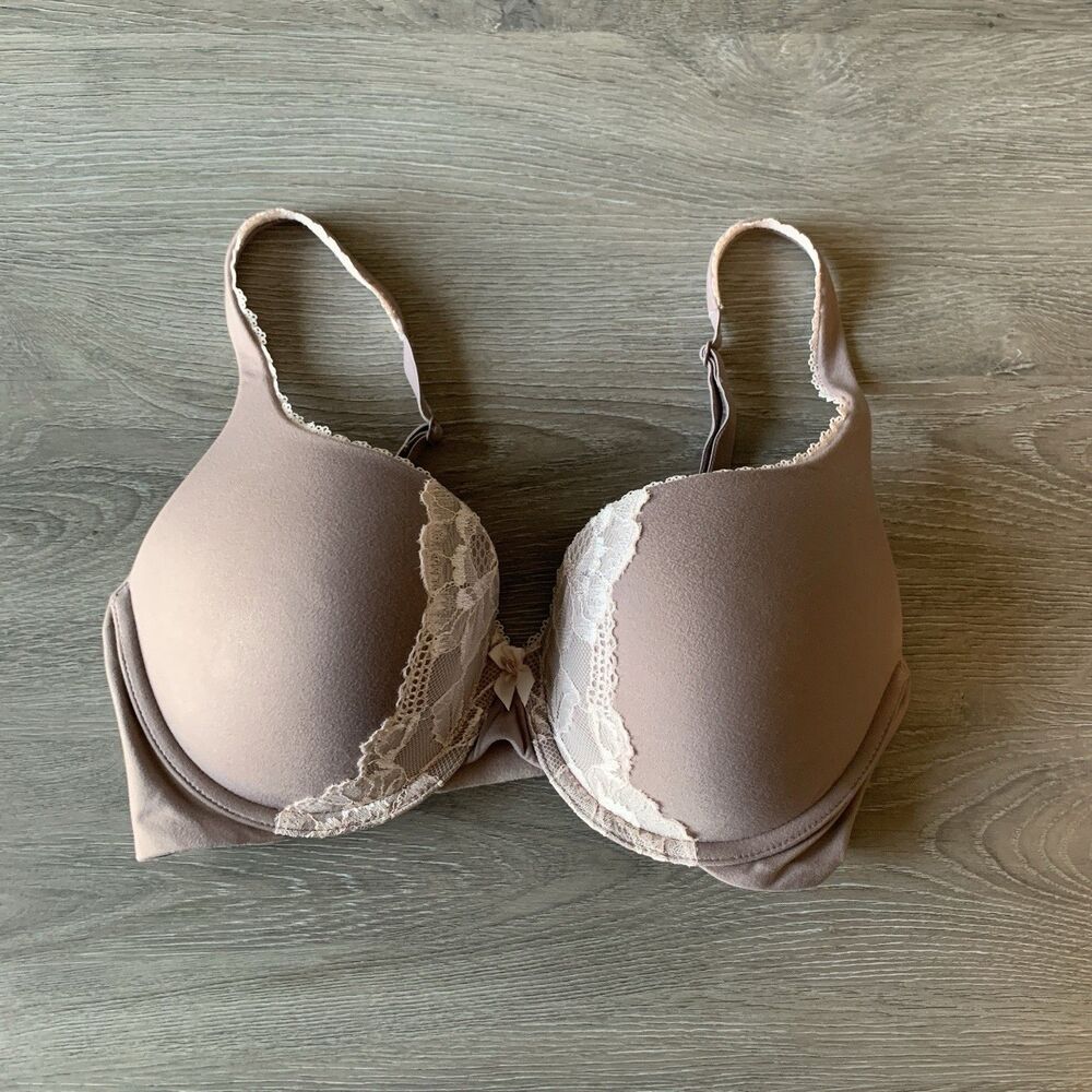 Victoria's Secret Body by Victoria Perfect Shape Mauve Pink Bra Women's 32DD